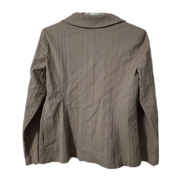 Molly & Maxx Khaki Tan Blazer Jacket, Medium - Picture 2 of 2
